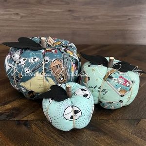 Nightmare Before Christmas Inspired Pumpkin Set (3) 🎃